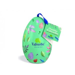Valverbe Uovo di Pasqua in Latta con Tisana Choco Arancia 8 Filtri